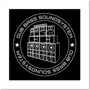 Dub Bass Soundsystem Speakers Posters and Art